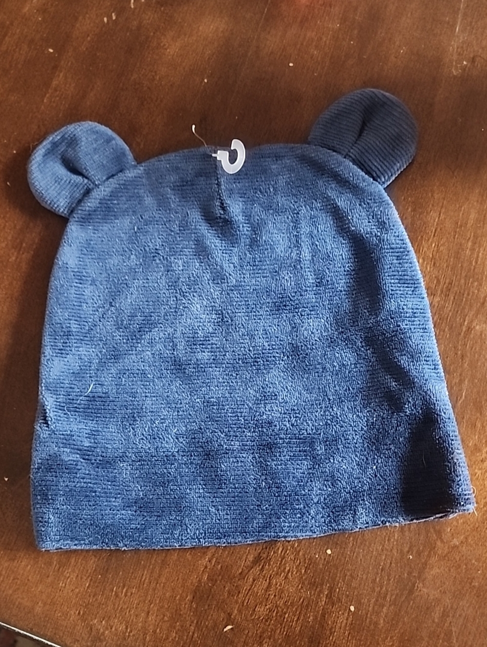 Disney Navy Bear Ear Beanie Hat 12-18 M